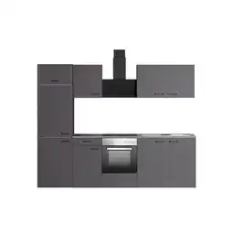 Netto Marken-Discount OPTIFIT Kiel420 Einbauküche 270 cm mit E-Geräten Angebot