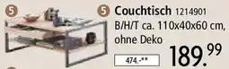 Zurbrüggen Couchtisch Angebot