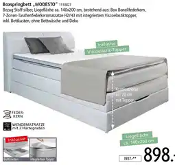 Zurbrüggen Boxspringbett ,,MODESTO" Angebot