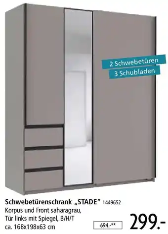 Zurbrüggen Schwebetürenschrank ,,STADE" Angebot