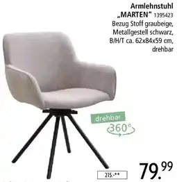 Zurbrüggen Armlehnstuhl ,,MARTEN" Angebot