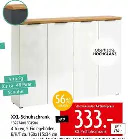 Zurbrüggen XXL-Schuhschrank Angebot