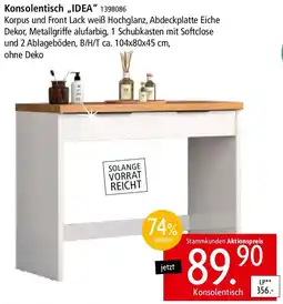 Zurbrüggen Konsolentisch ,,IDEA" Angebot