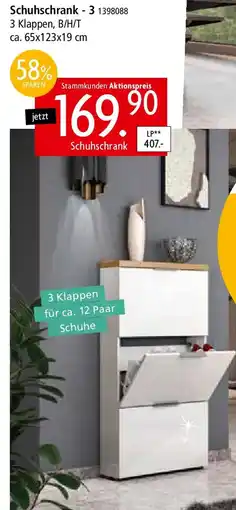 Zurbrüggen Xora Schuhschrank Angebot