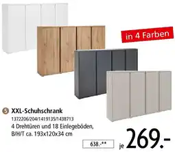 Zurbrüggen Xora XXL-Schuhschrank Angebot