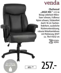 Zurbrüggen Venda Chefsessel ,,JAGO XXL" Angebot