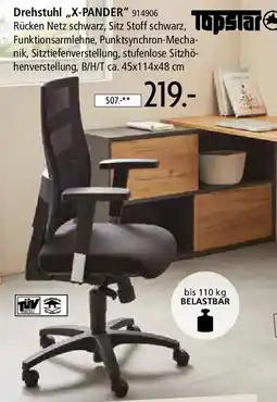 Zurbrüggen Topstar Drehstuhl „X-PANDER" Angebot