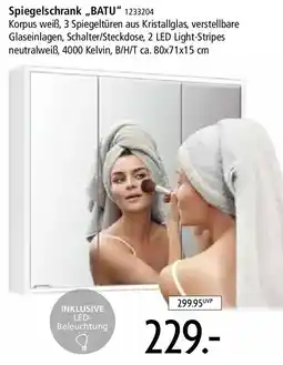 Zurbrüggen Spiegelschrank ,,BATU" Angebot