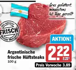 HIT Argentinische frische Hüftsteaks Angebot