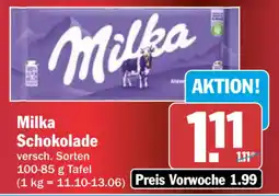 HIT Milka Schokolade Angebot