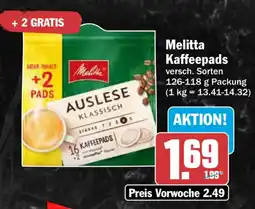 HIT Melitta Kaffeepads Angebot