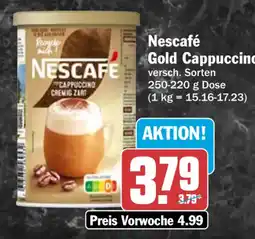 HIT Nescafé Gold Cappuccino Angebot