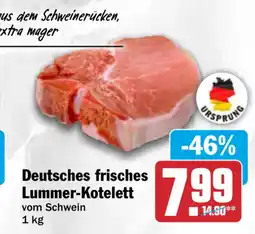 HIT Deutsches frisches Lummer-Kotelett Angebot