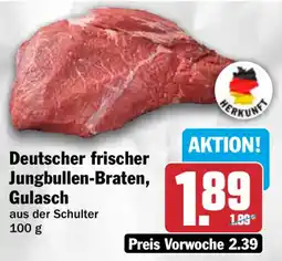 HIT Deutscher frischer Jungbullen-Braten, Gulasch Angebot