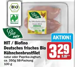 HIT HIT / Biofino Deutsches frisches Bio Hähnchenbrustfilet Angebot