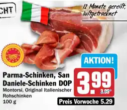 HIT Parma-Schinken, San Daniele-Schinken DOP Angebot