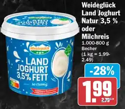 HIT Weideglück Land Joghurt Angebot
