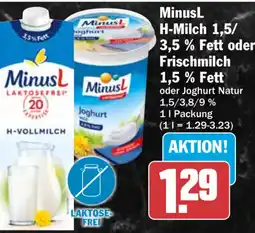 HIT MinusL H-Vollmilch Angebot
