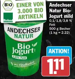 HIT Andechser Natur Bio-Jogurt Angebot