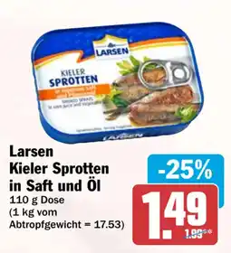 HIT Larsen Kieler Sprotten Angebot
