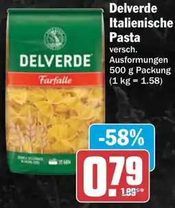 HIT Delverde Italienische Pasta Farfalle Angebot