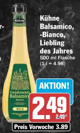 HIT Kühne Balsamico-Bianco Angebot