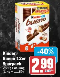 HIT Kinder Bueno 12er Sparpack Angebot