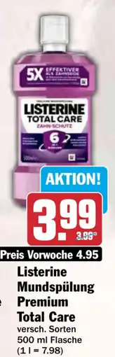 HIT Listerine Mundspülung Premium Total Care Angebot