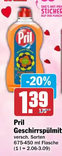HIT Pril Geschirrspülmittel Angebot