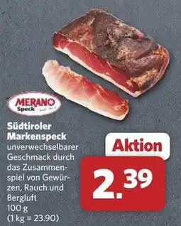 Combi MERANO Speck Südtiroler Markenspeck Angebot
