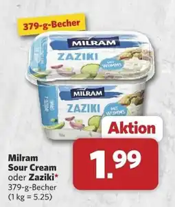 Combi Milram Sour Cream oder Zaziki Angebot