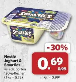 Combi Nestlé Joghurt & Smarties Angebot