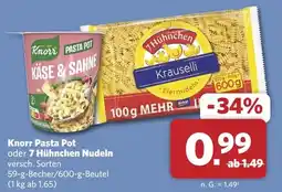 Combi Knorr Pasta Pot oder 7 Hühnchen Nudeln Angebot