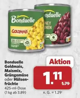 Combi Bonduelle Goldmais, Maismix, Grüngemüse oder Hülsenfrüchte Angebot