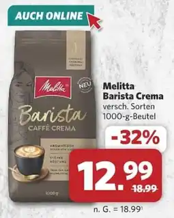 Combi Melitta Barista Crema Angebot