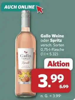 Combi Gallo Weine oder Spritz Angebot