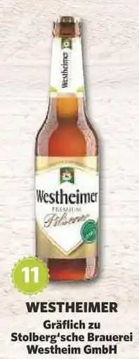 Combi Westheimer Premium Pilsener Angebot