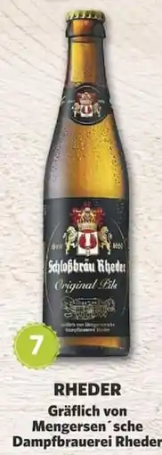 Combi Schloßbräu Rheder Original Bier Angebot