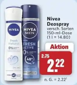 Combi Nivea Deospray Angebot