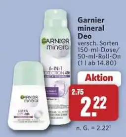 Combi Garnier mineral Deo Angebot