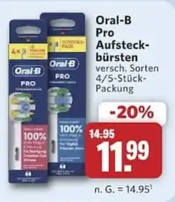 Combi Oral-B Pro Aufsteckbürsten Angebot