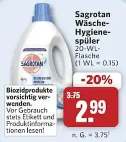 Combi Sagrotan Wäsche-Hygiene-spüler Angebot
