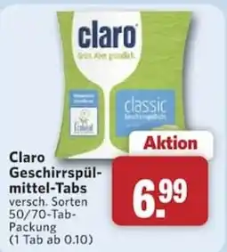 Combi Claro Geschirrspülmittel-Tabs Angebot