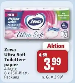 Combi Zewa Ultra Soft Toilettenpapier Angebot