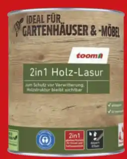 toom Baumarkt Toom 2in1 Holz-Lasur Angebot