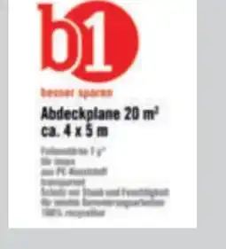 toom Baumarkt B1 Abdeckplane Angebot