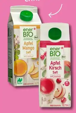 Rossmann enerBiO Apfel Kirsch Saft Angebot