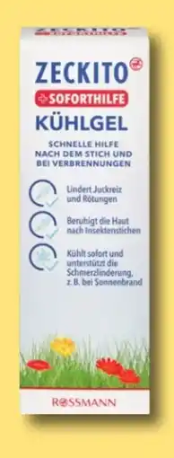 Rossmann Zeckito Kühlgel Angebot