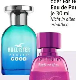 Rossmann Hollister For Him EdT Angebot