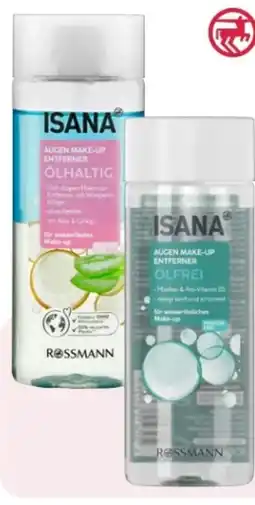 Rossmann Isana Ölhaltiger Augen Make-up Entferner Angebot